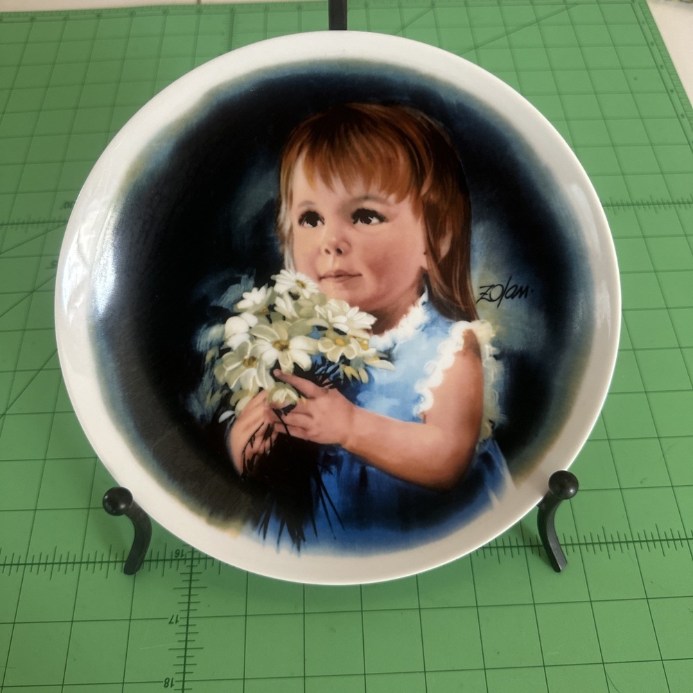 For You Zolan's Children Series Plate by Viletta 1981 8.5" Diameter